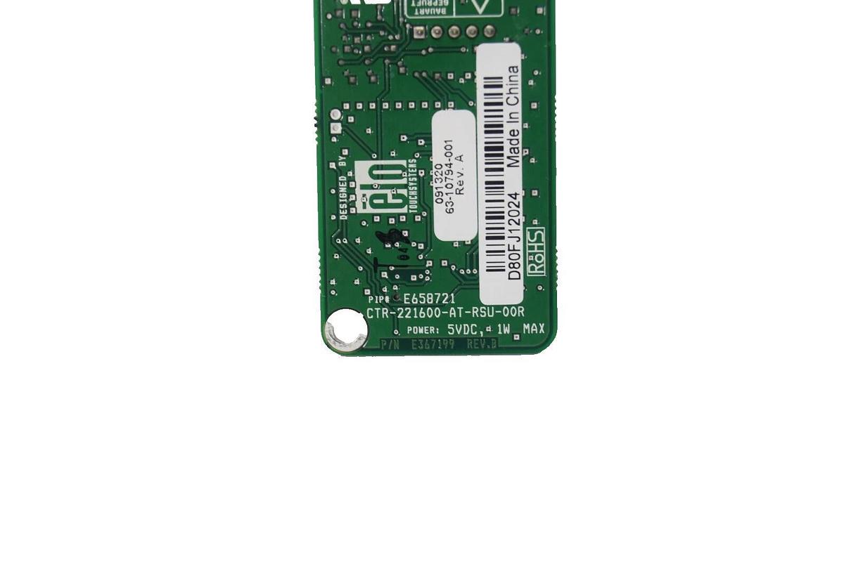 Used ELO TouchSystems CTR-221600-AT-RSU-00R , 63-10794-001 Rev A USB Controller Board