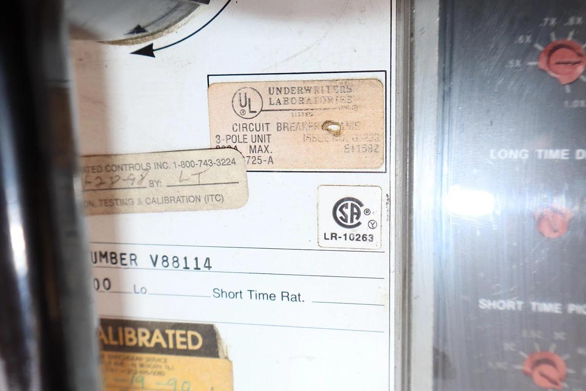 Refurbished GE General Electric Circuit Breaker Power Break 800A Amp TP88SSZ TR8S800