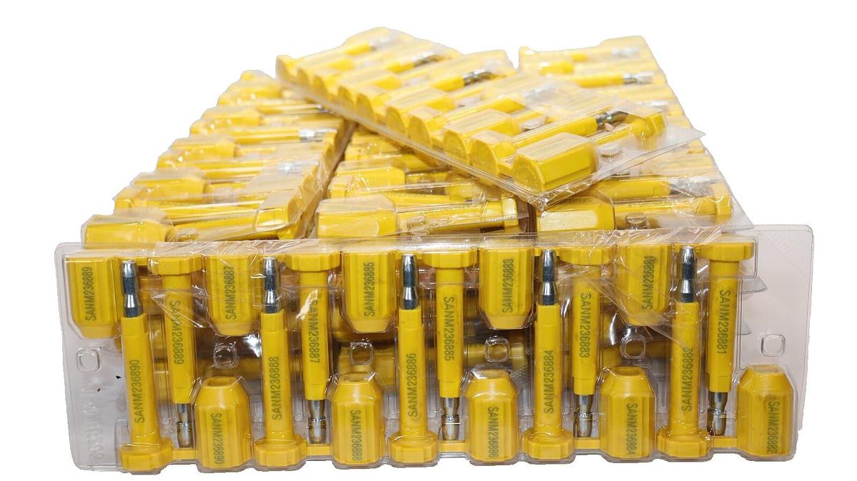 (NEW - Lot 70) Bolt Seal High Security Shipping Cargo Containers & Truck Yellow
