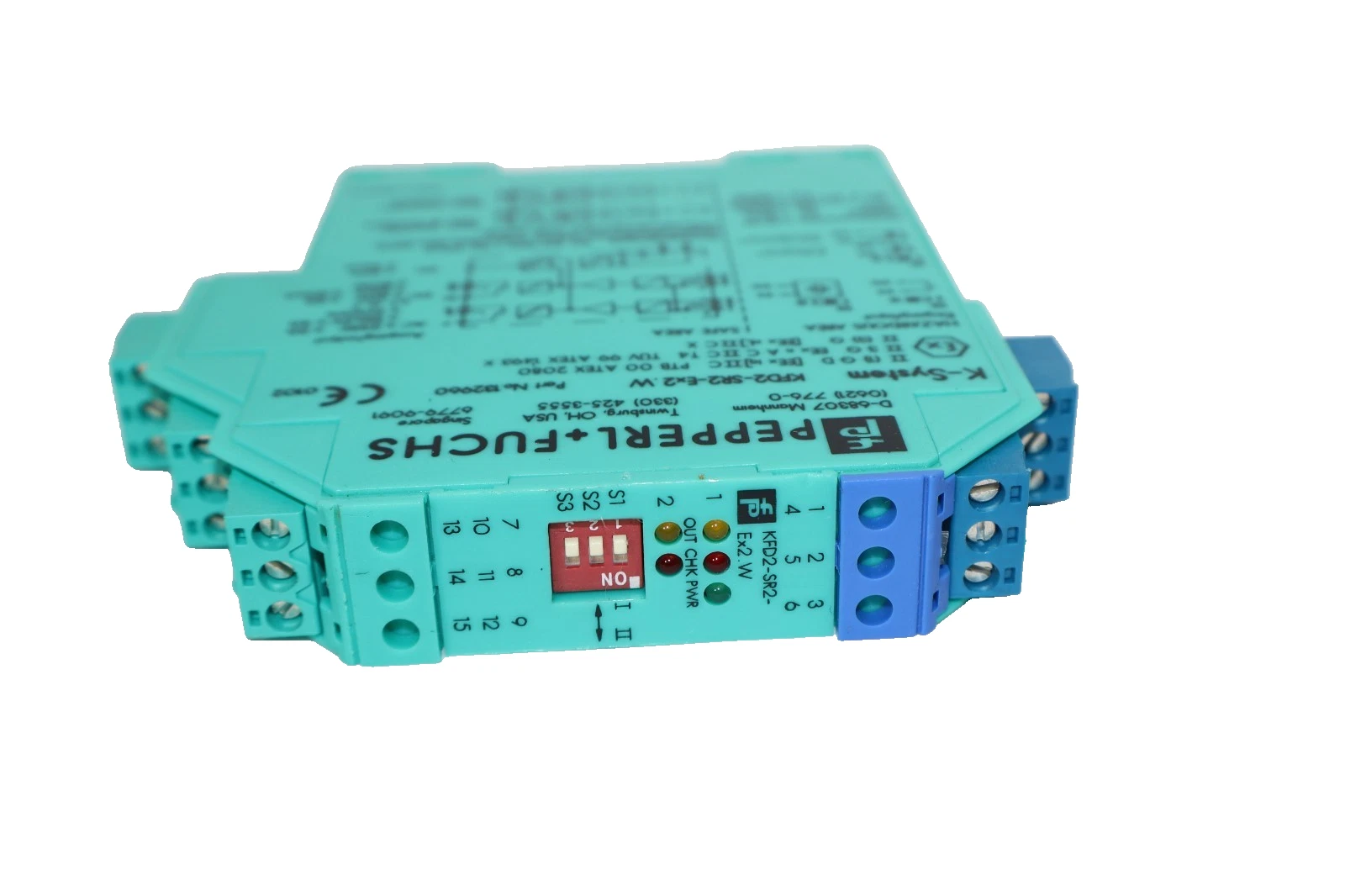 Used Pepperl + Fuchs Isolation Switch Amplifier KFD2-SR2-Ex2.W , 132960 K-System