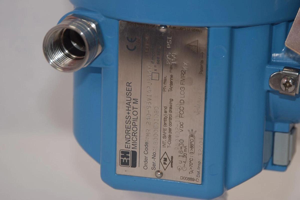 Used ENDRESS + HAUSER Level Radar Micropilot FMR240 FMR240-S5V1APJBA4Y 4" (used)