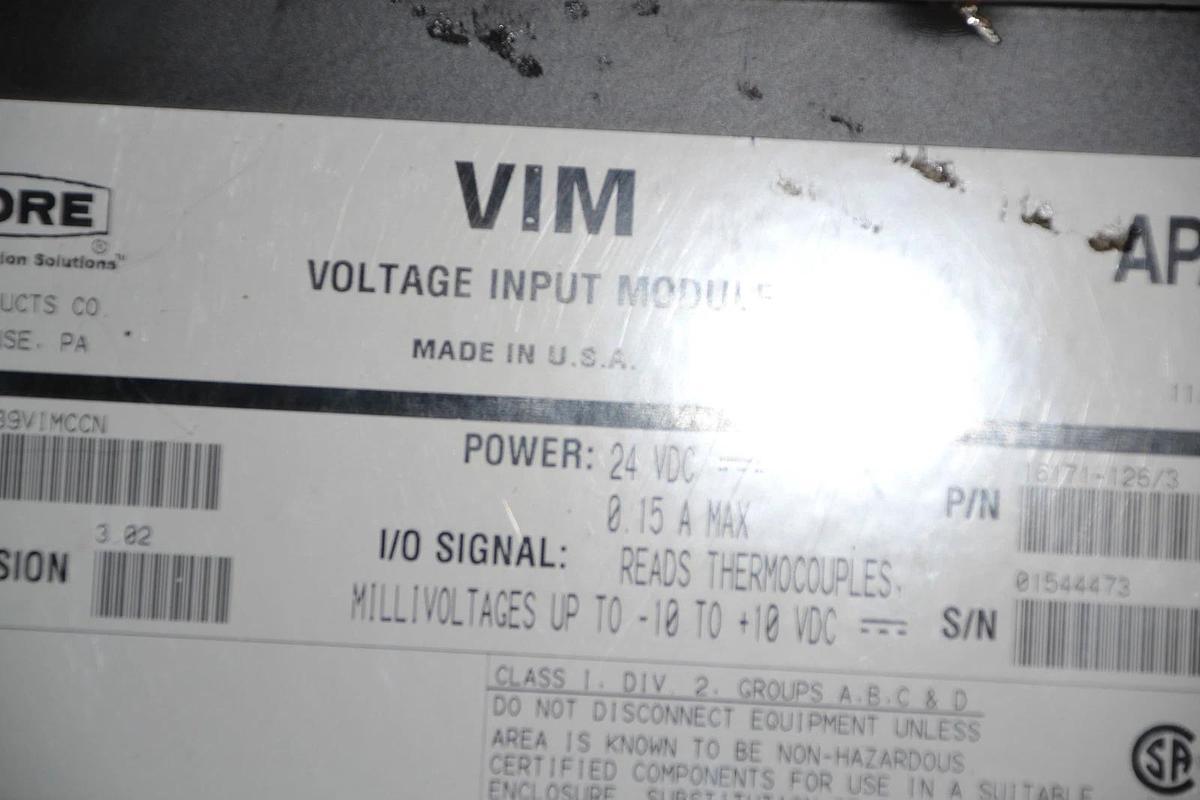 SIEMENS VIM VOLTAGE INPUT MODULE APACS+ 39VIMCCN APACS+39VIMCCN  NEW
