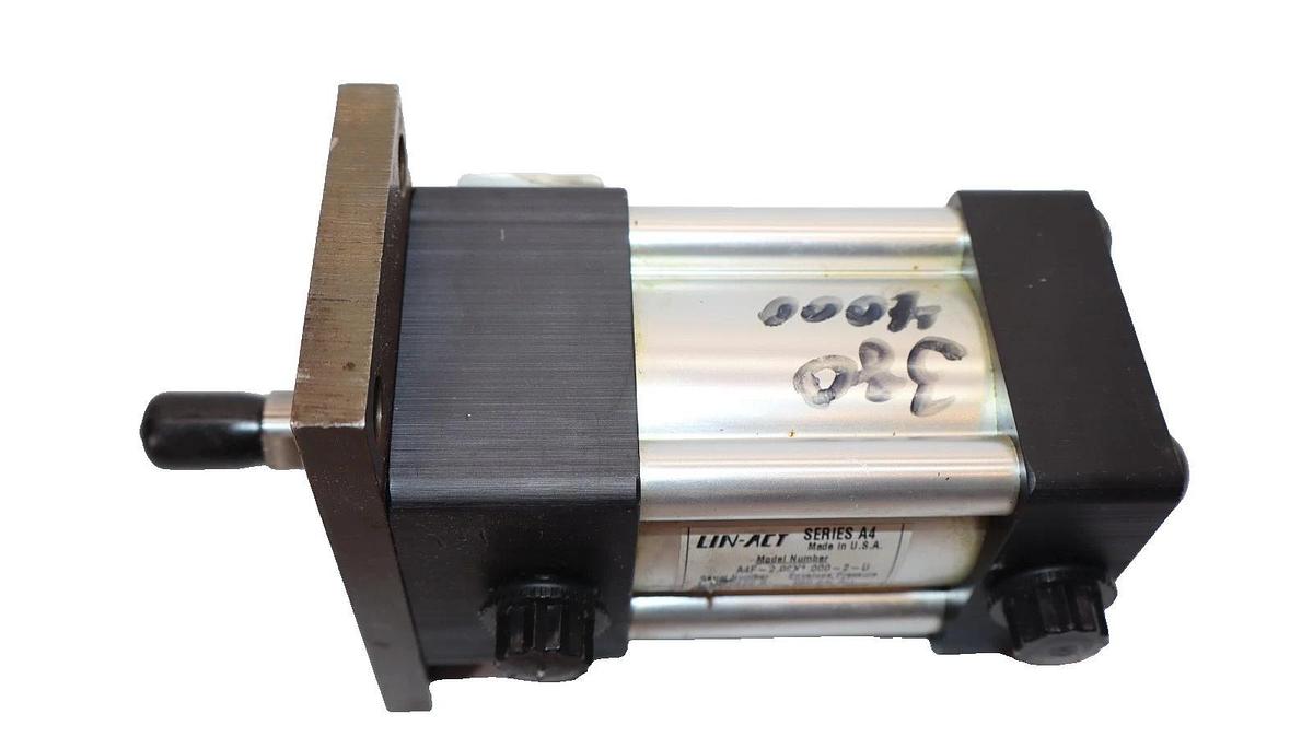 Lin-Act Pneumatic Cylinder A4F-2.00X1.000-2-U 250psi Series A4 (New)
