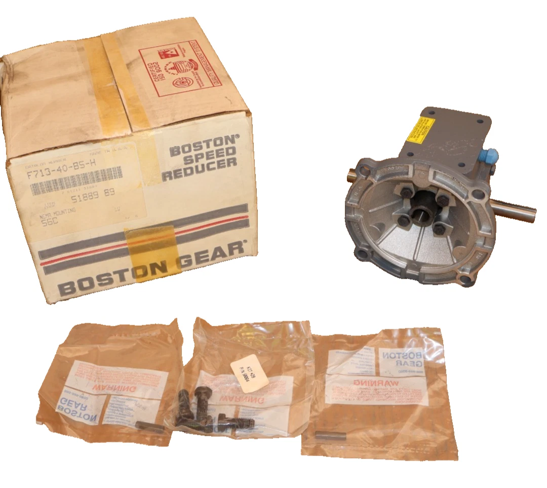 Boston Gear Box Speed Reducer F713-40-B5-H F71340B5H Ratio 40 LV (NEW)