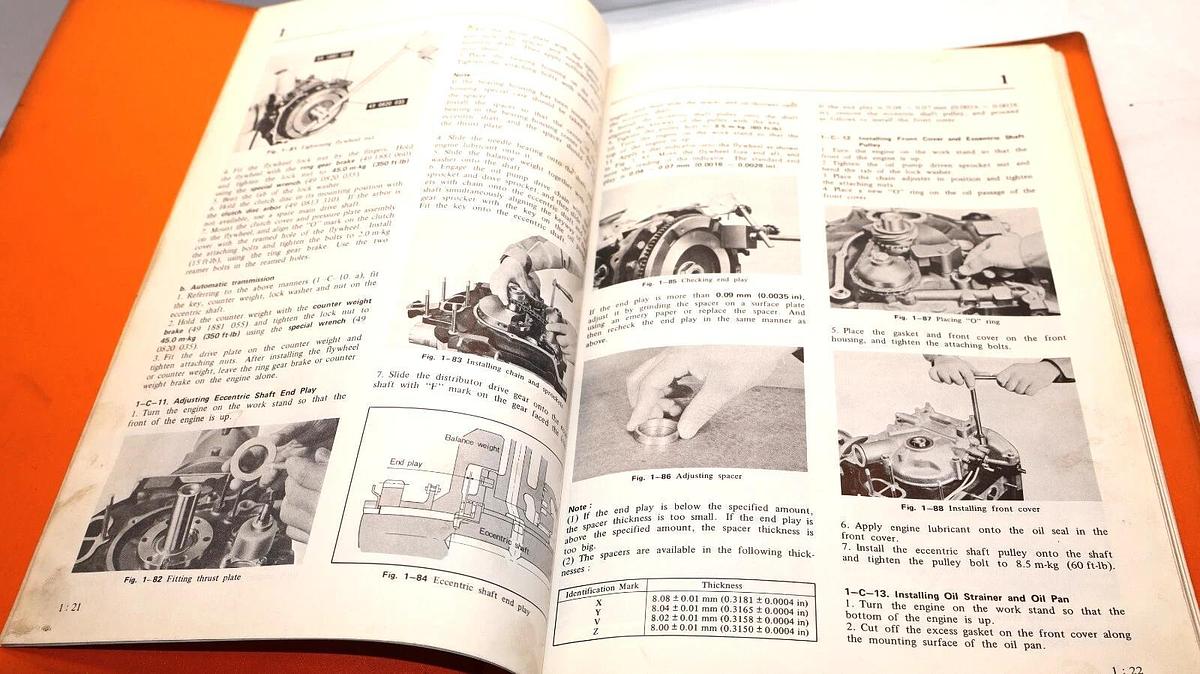 Used MAZDA RX-2 , RX-3 Engine Workshop Manual