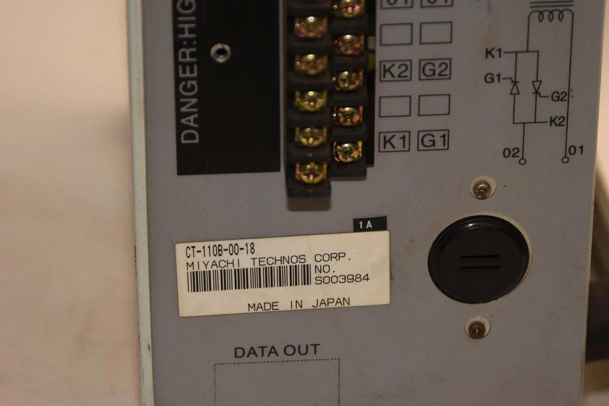 Used MIYACHI CT-110B WELTOUCH Controller CT-110B-00-18 CT110B0018