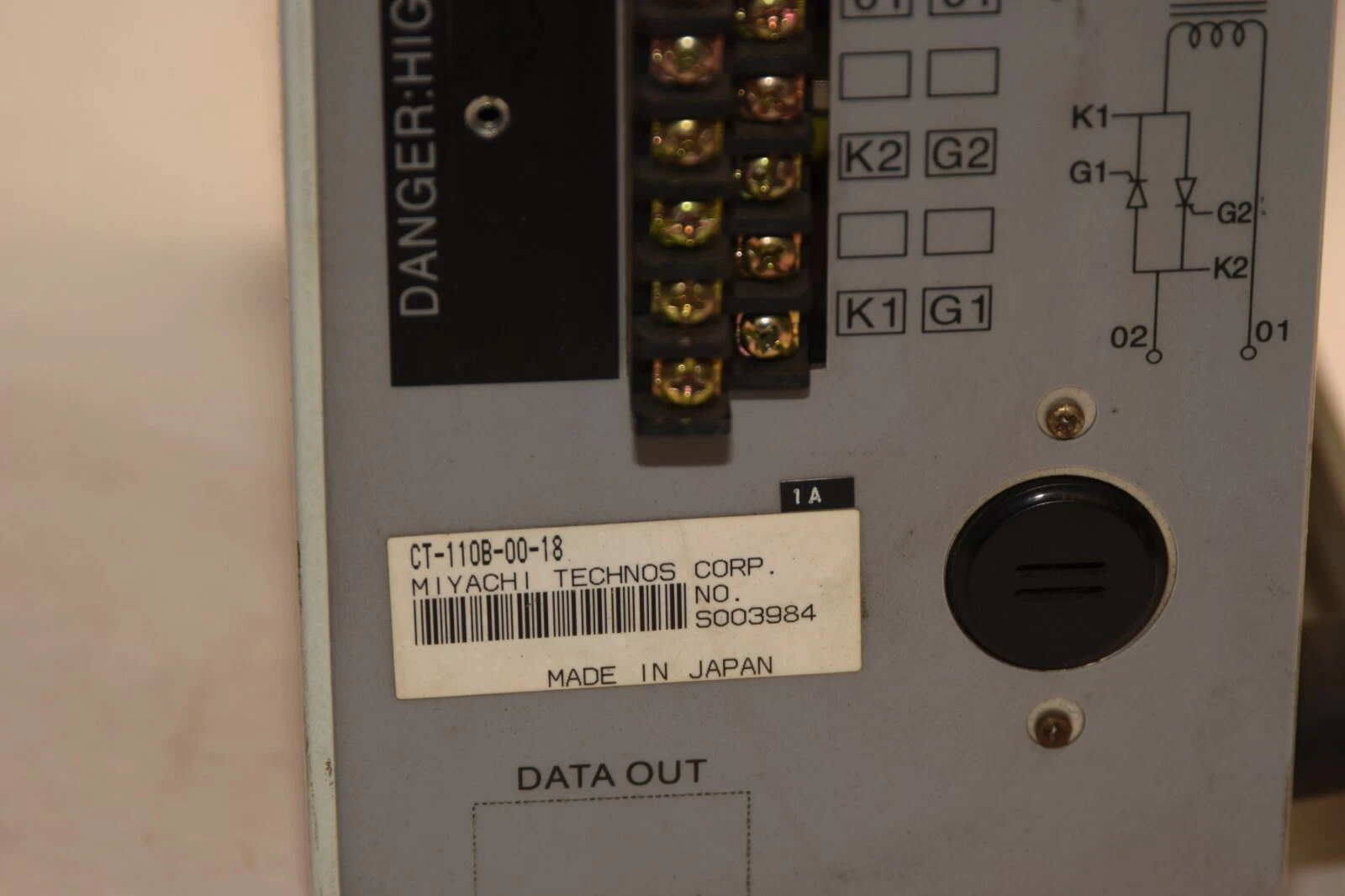 Used MIYACHI CT-110B WELTOUCH Controller CT-110B-00-18 CT110B0018