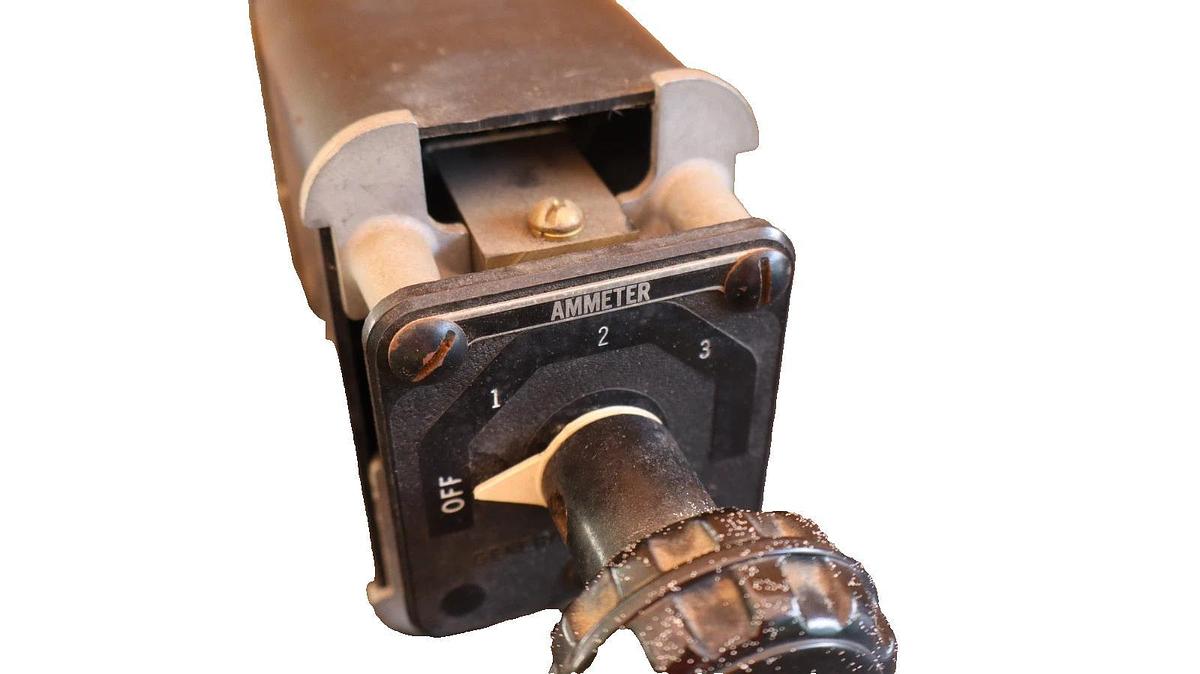 Used GE , General Electric 16SB1CA19X2 Type SB-1 Control Ammeter Switch