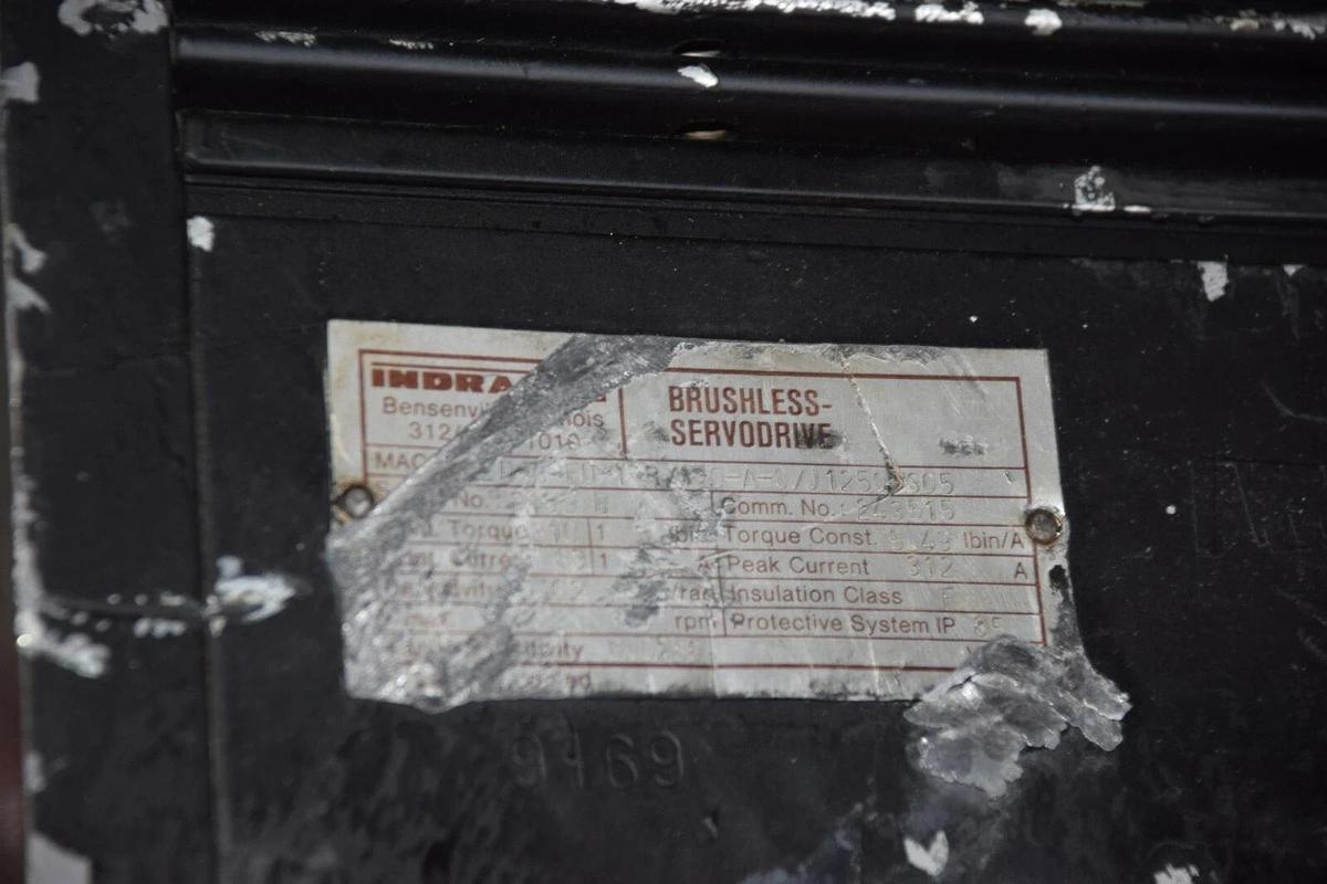 Used Indramat MAC112D-0-ED-1-B/130-A-0/J1250/S05 Brushless Servo Motor 3000 RPM 312A