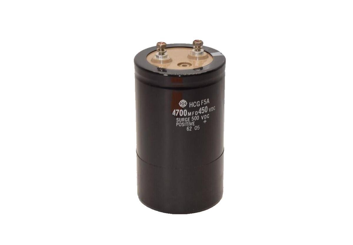 (NEW) HCG F5A 4700mfd 450Vdc Capacitor