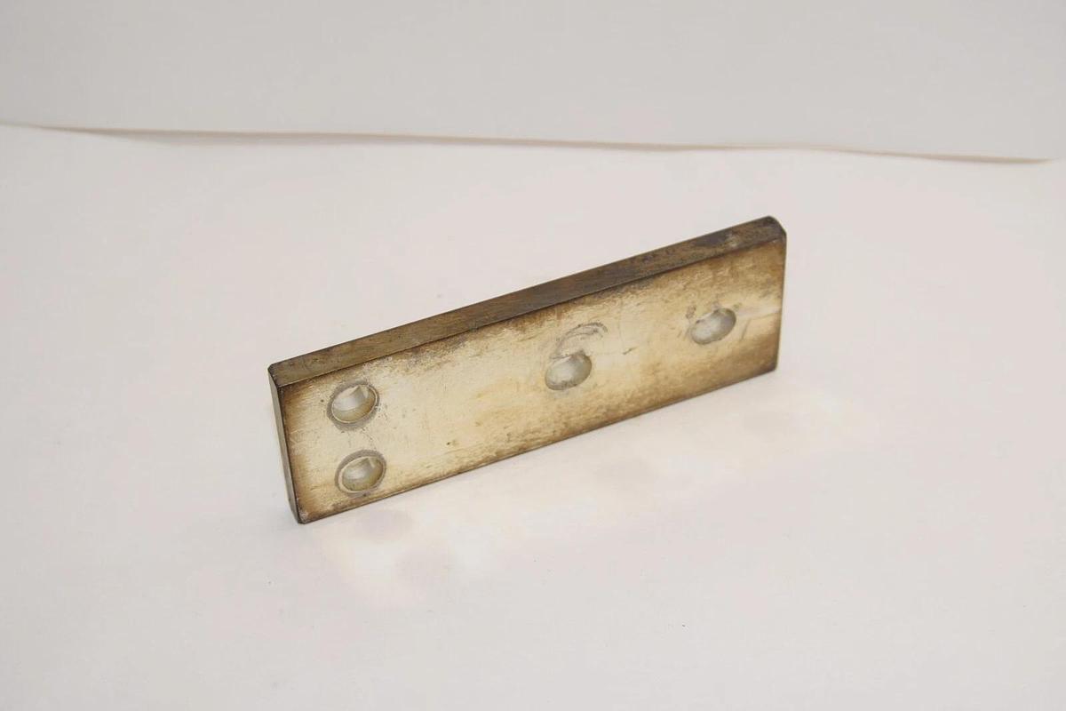 Used Copper Bus Bar 5-3/4" x 2" x 3/8"