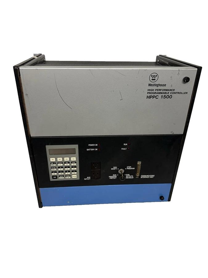 Used WESTINGHOUSE HPPC 1500-1 Programmable Controller 3D04161G01 2623D21, 2623D23