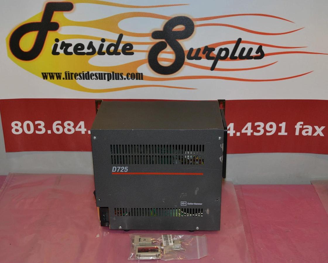 Used CUTLER HAMMER INDUSTRIAL COMPUTER D725 DS90119 0.8A 0.8 A AMP 120/230 VAC