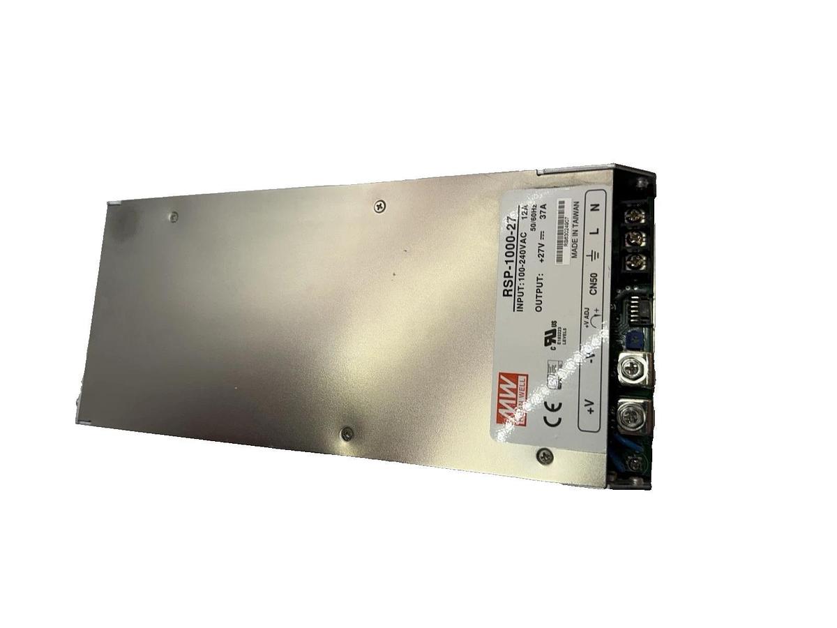 Meanwell RSP-1000-27 27V 37A PFC Adjustable Voltage Parallelizable Power Supply
