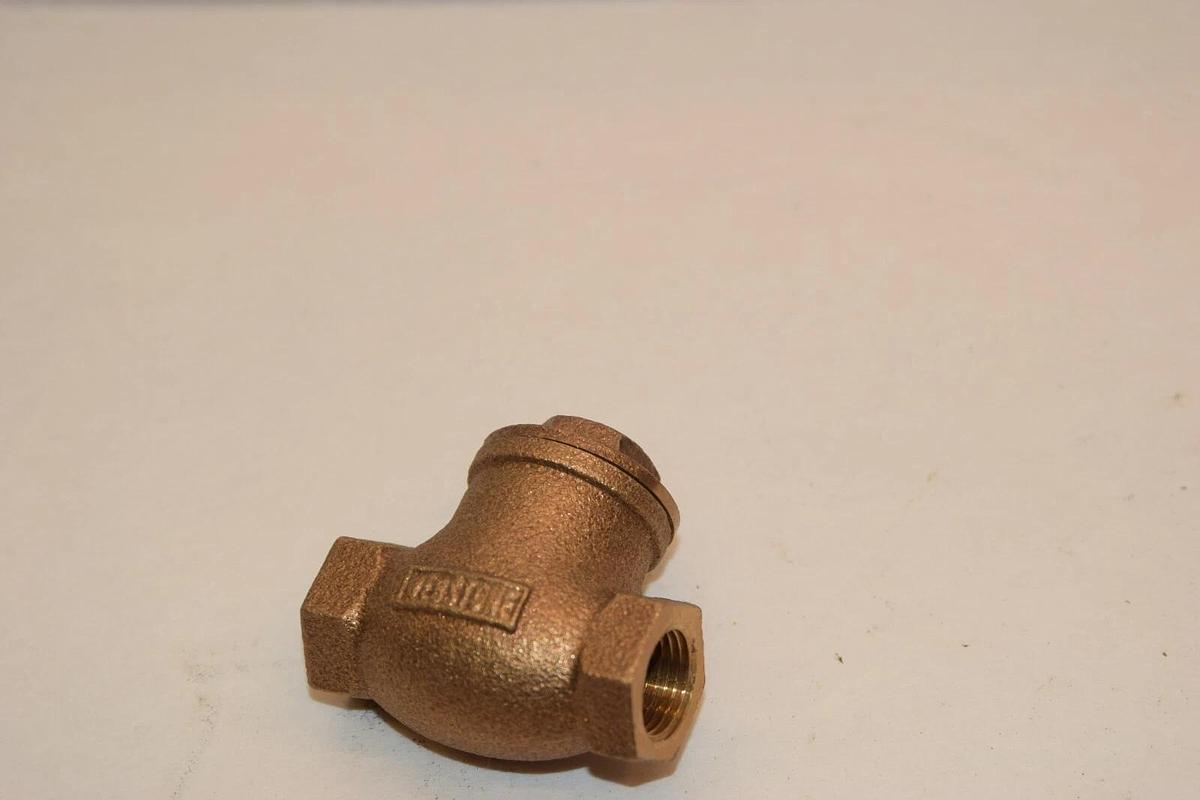 (NEW) WEBSTONE R07-SEC07-D02 WEB-03 3/8" Brass Swing Check Valve