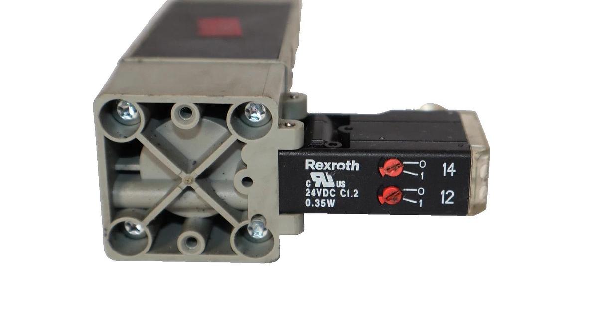 Used Rexroth 0820024326 , 0 820 024 326 10 Bar Pneumatic Solenoid Valve