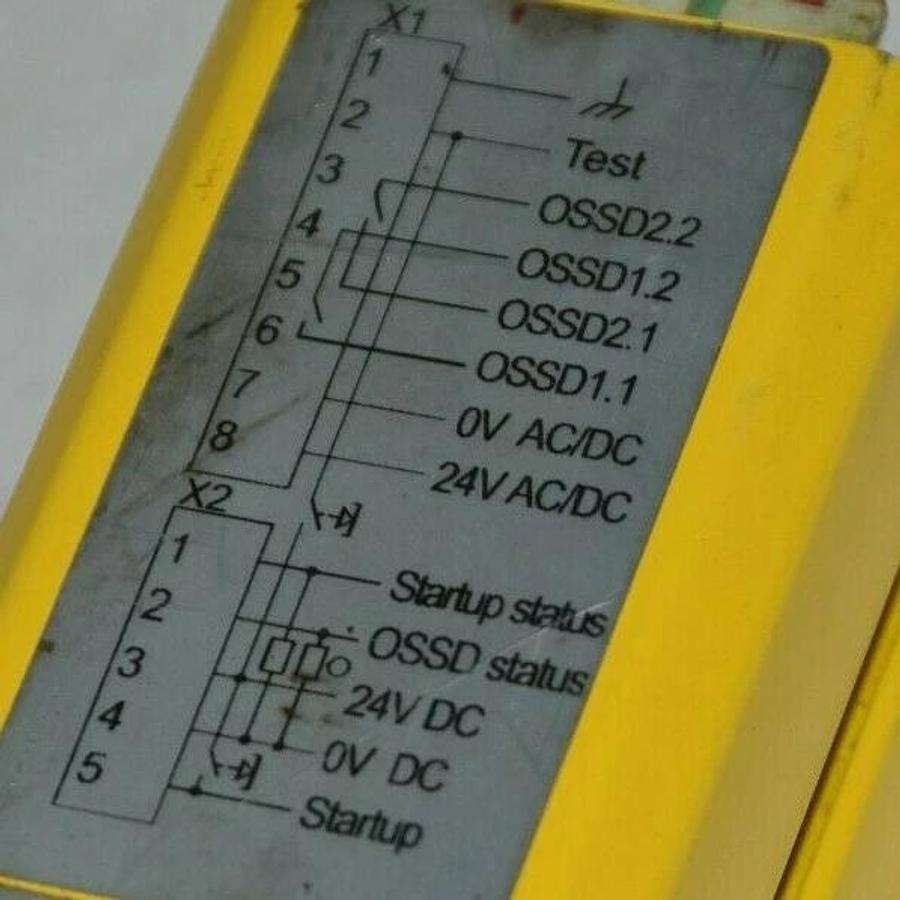 Used PEPPERL + FUCHS Visolux SLC14-600-R/31 417882 Photo Safety Sensor