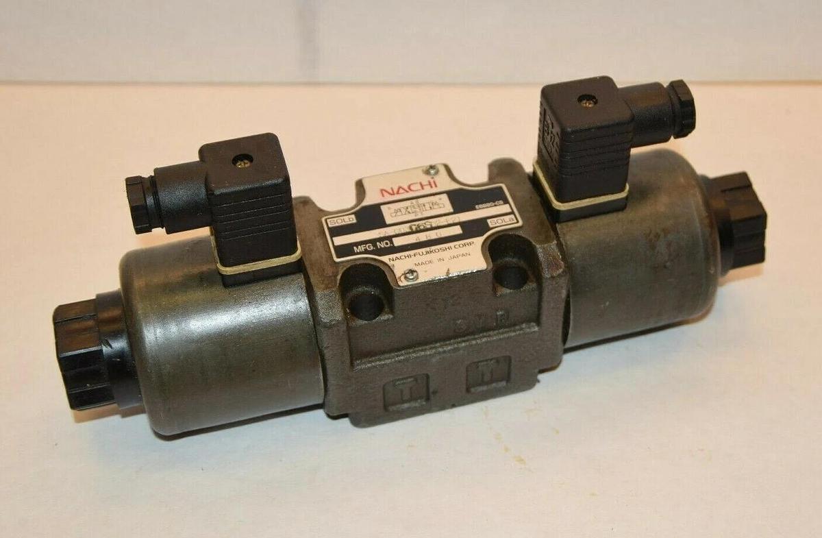 Used NACHI SA-G03C6SD2-E21 EBB80-C5 Solenoid Operated Directional Valve