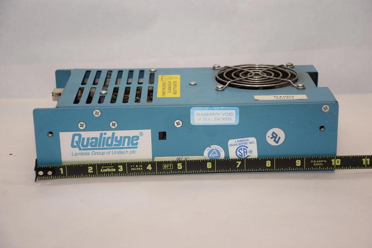 Used LAMBDA QUALIDYNE INC 2B3AB1A-0561 , 02003 120V 8.0A 50/60Hz 400w Power Supply