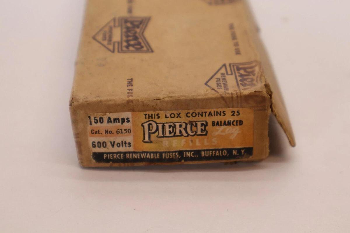 (NEW - Box of 32) PIERCE 6150 150A 150-A Amp 600V Renewal Fuse Link