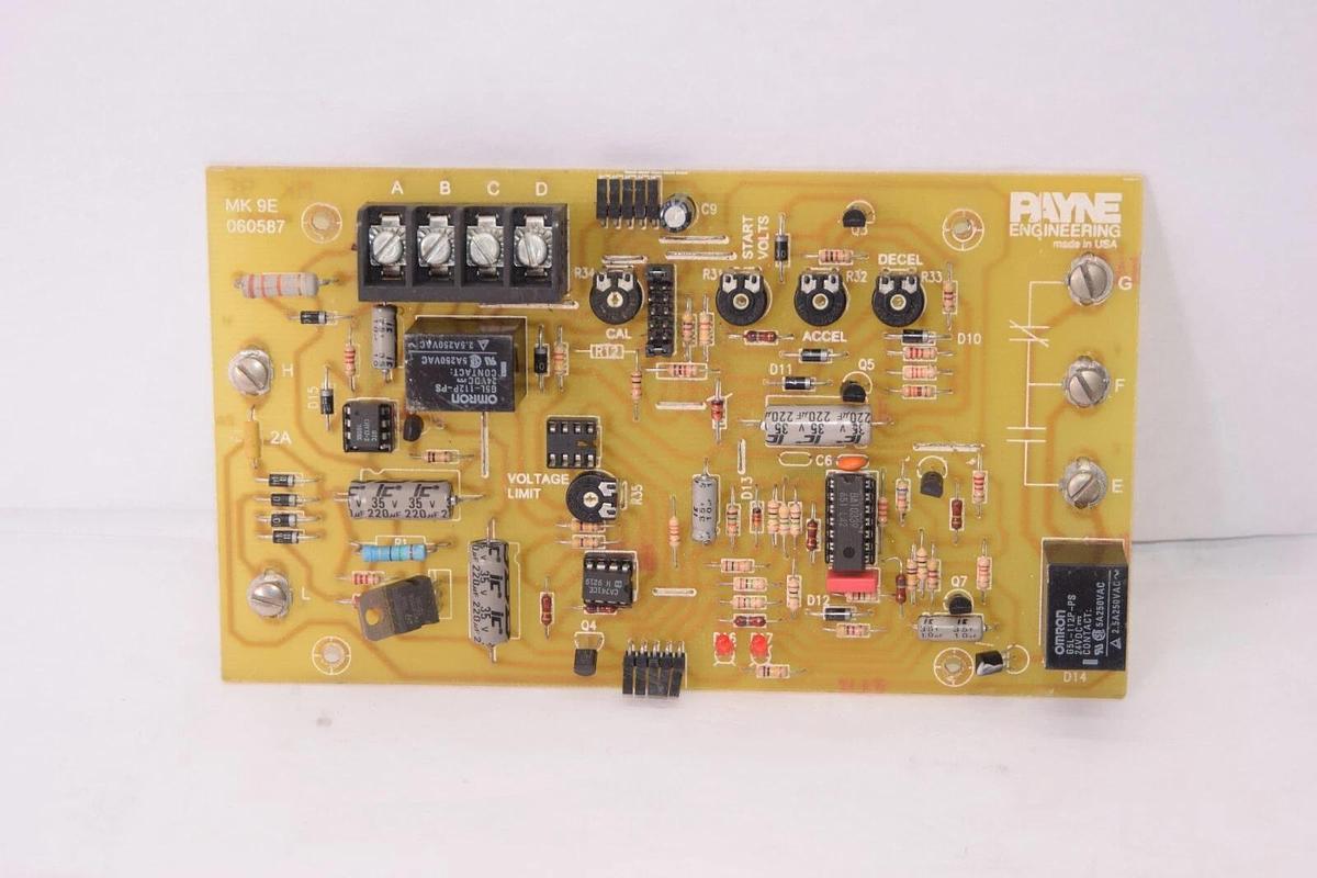Used PAYNE MK 9E 060587 MK9E Circuit Board