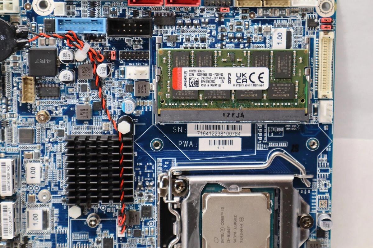 Used SIEMENS / FOXCONN PWA: 1.1 , PEXP16-RX1 , PCIE CAN , KVR26S19D8/16 Motherboard