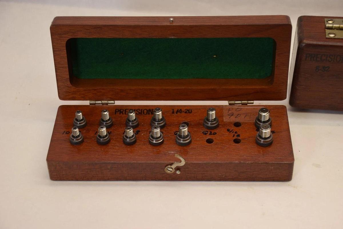 Used (Lot) JO-PLUGS Spencer Precision 1/4-20 & 8-32 Threaded Hole Machinist Tool READ