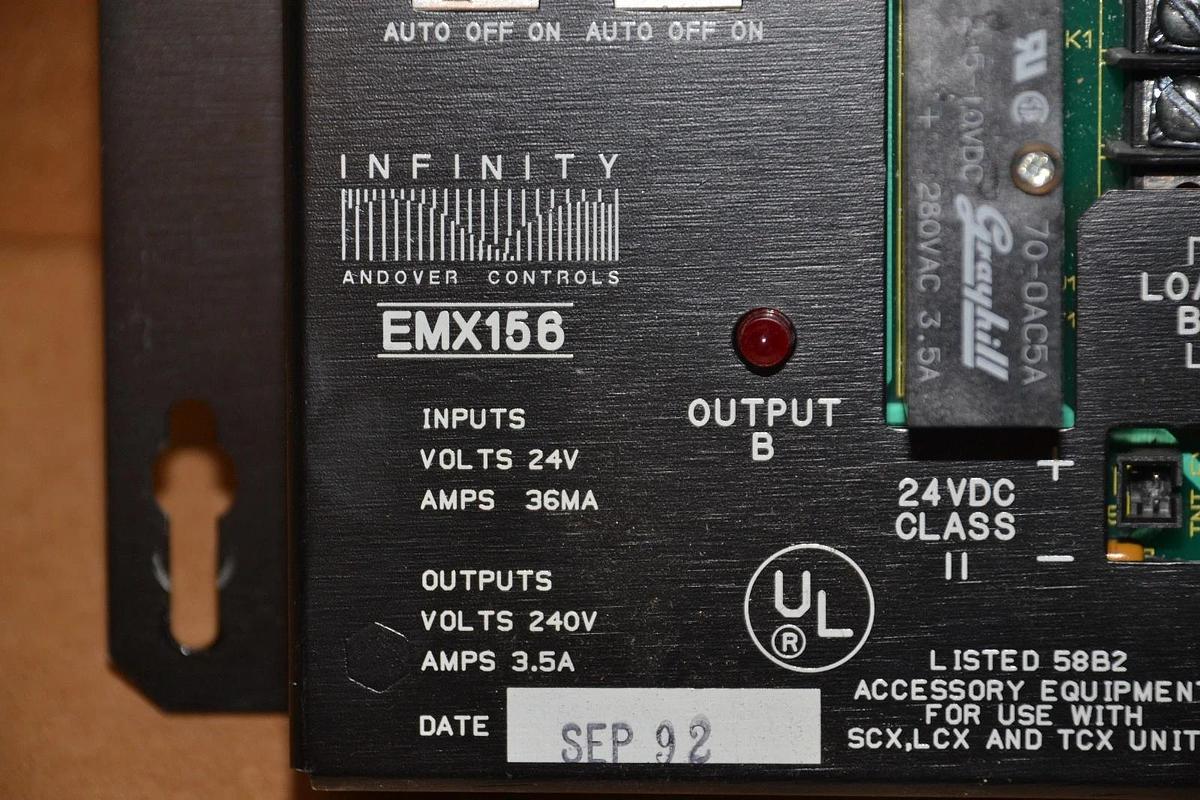 Used INFINITY EMX156 240V 3.5A 4960000136 OUTPUT BOARD