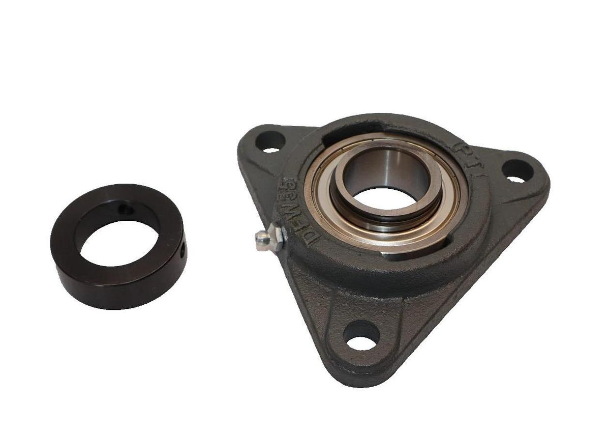 PTI Flange Bearing DFW20722A DFW35 DFW207-22A 1-3/8" 3-Bolt (NIB)