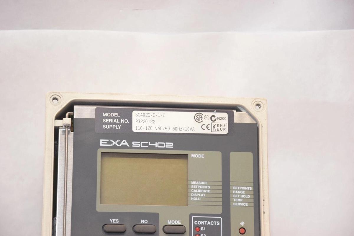 Used YOKOGAWA SC402G-E-1-E , EXA SC402 110-120Vac 50/60Hz Conductivity Transmitter