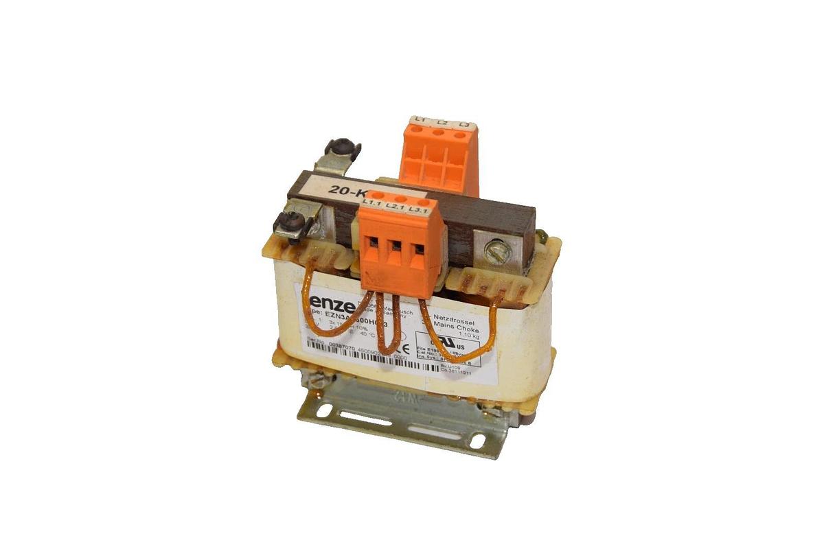 Used Lenze EZN3A1500H003 3x15mH +/-10% 3 x 2,5A Mains Line Filter Transformer