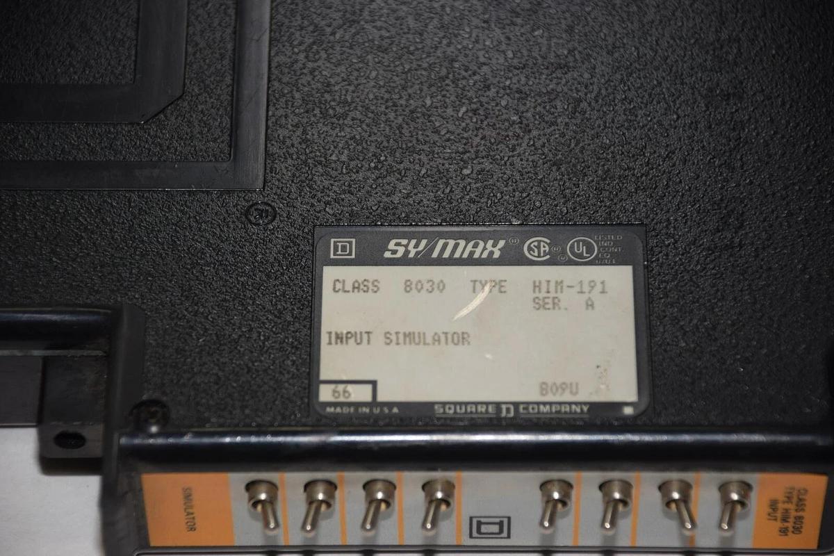 Used SQUARE D 8030 HIM-191 HIM191 SERIES A INPUT SIMULATOR