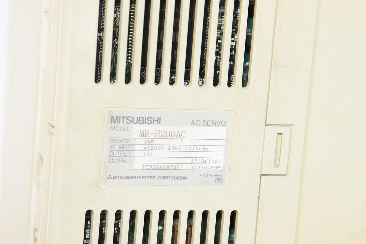Used MITSUBISHI MR-H200AC 2kW 10A Amp AC Servo Driver