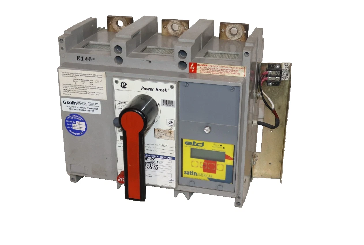 Refurbished GE General Electric Circuit Breaker Power Break 800A Amp TP88SS w/ ETD ETC-12