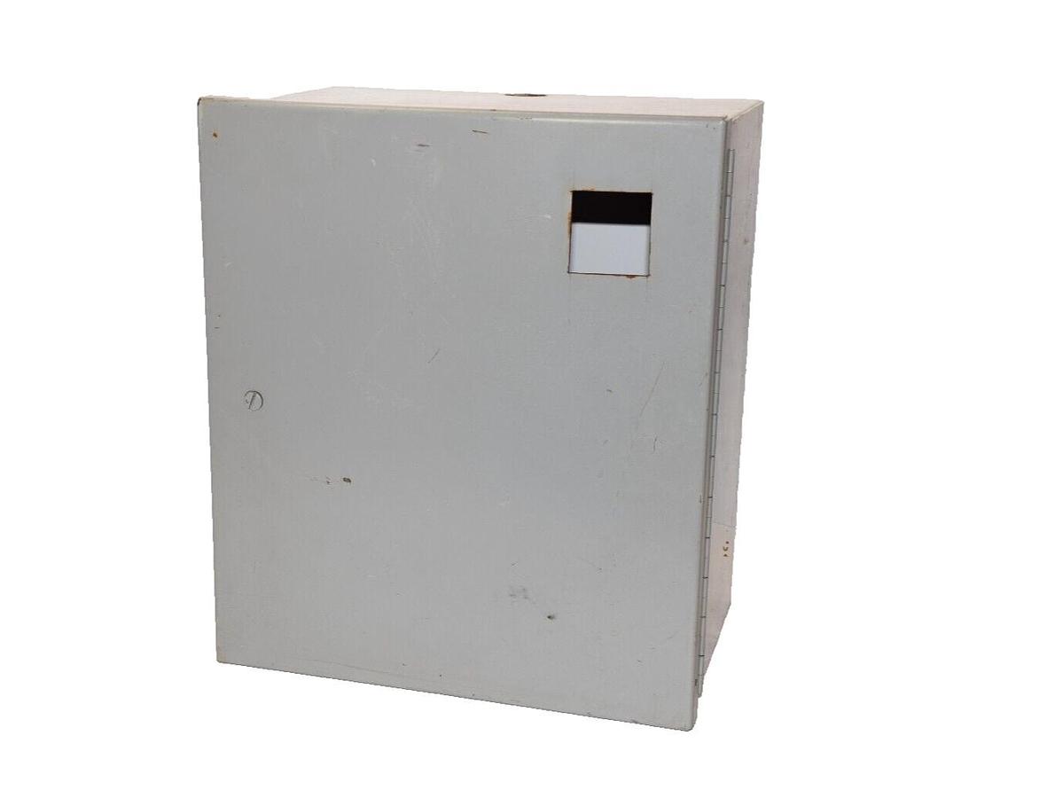 Used WIEGMANN 38248 , 14." x 12" x 8"  Electric Box  Enclosure, with backplate