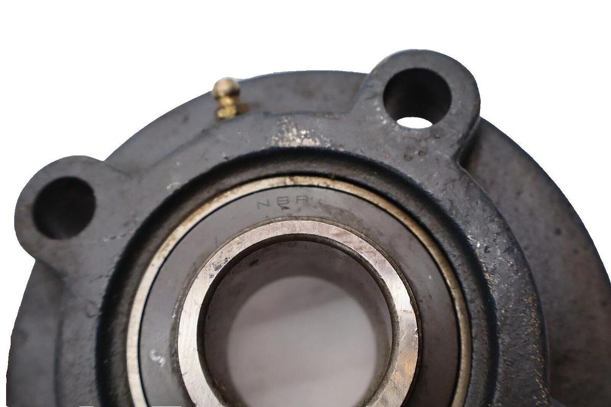 (NEW) NBR FC207 , FC 207 4-Bolt Flange Bearing