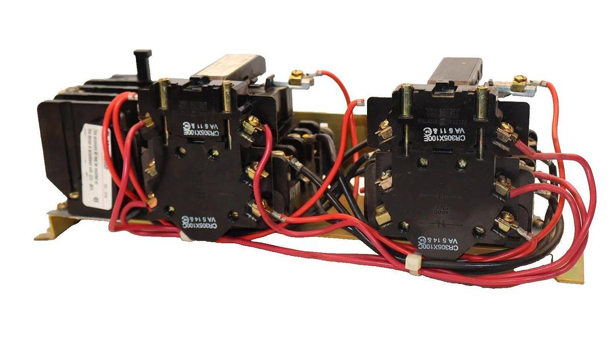 Used General Electric Reversing Starter Size Sz 1 CR309C0**CCD 600Vac 27A 120v coil