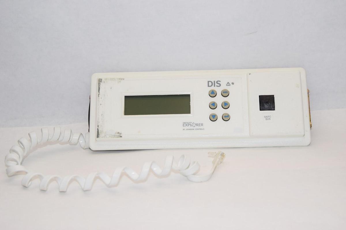 Used JOHNSON CONTROLS MS-DIS1710-0 24Vac 50/60Hz LCD Controller Display