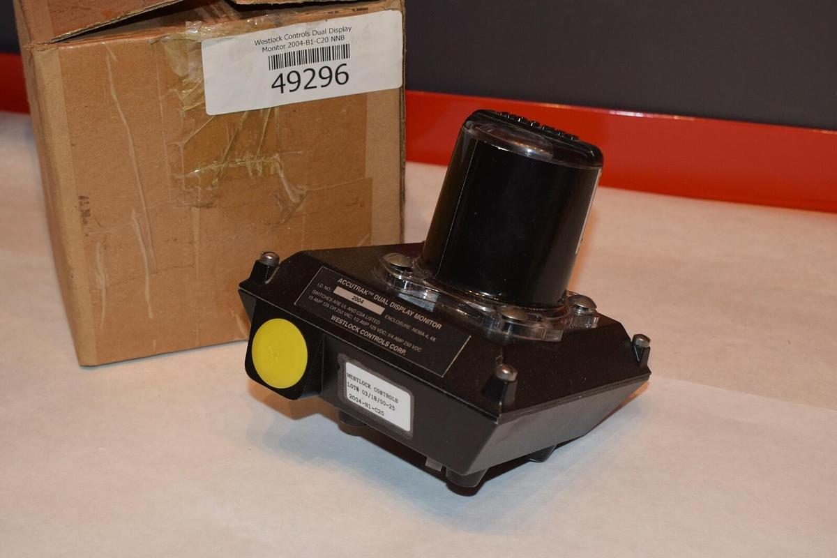 NEW WESTLOCK CONTROLS 2004-B1-C20 2004B1C20 ACCUTRAK DUAL DISPLAY MONITOR