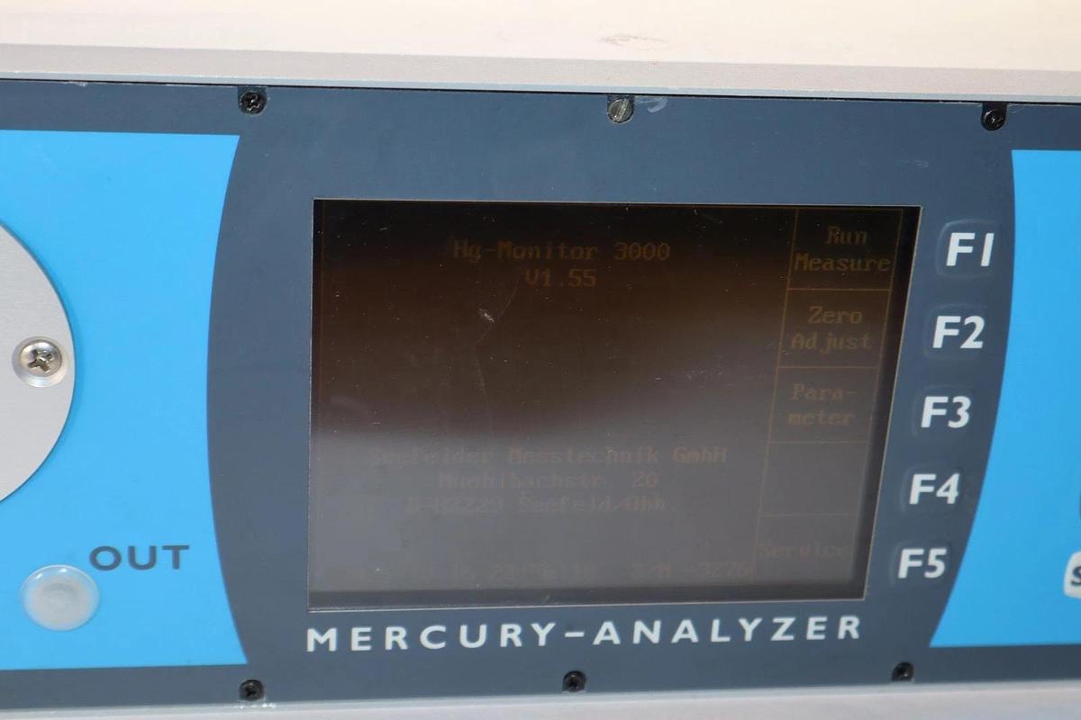 Used Seefelder Messtechnik Mercury-Analyzer SMT Hg-CEM Ph 90-240Vac 4-20mA