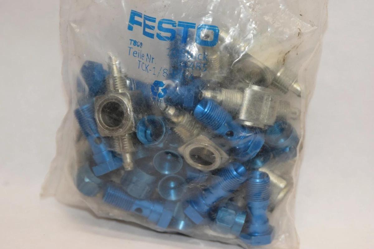 (NEW - PK 10) FESTO TCK-1/8-PK-4 Quick Connector