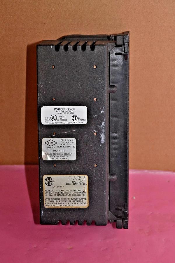 Used General Electric GE Fanuc Electric Module 24/48v 16PT IC660EBD021L IC660TBD023K