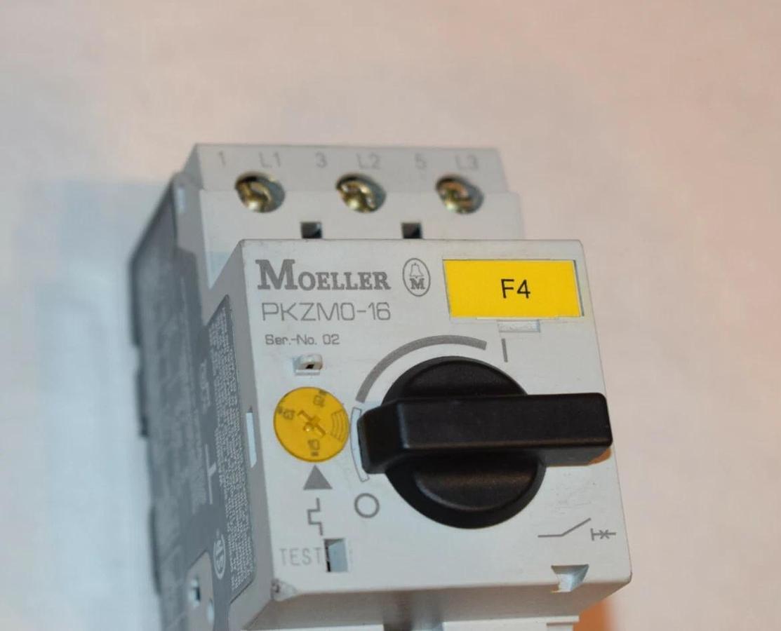 Used MOELLER Manual Motor Starter PKZM0-16 PKZM016 MANUAL 10-16A