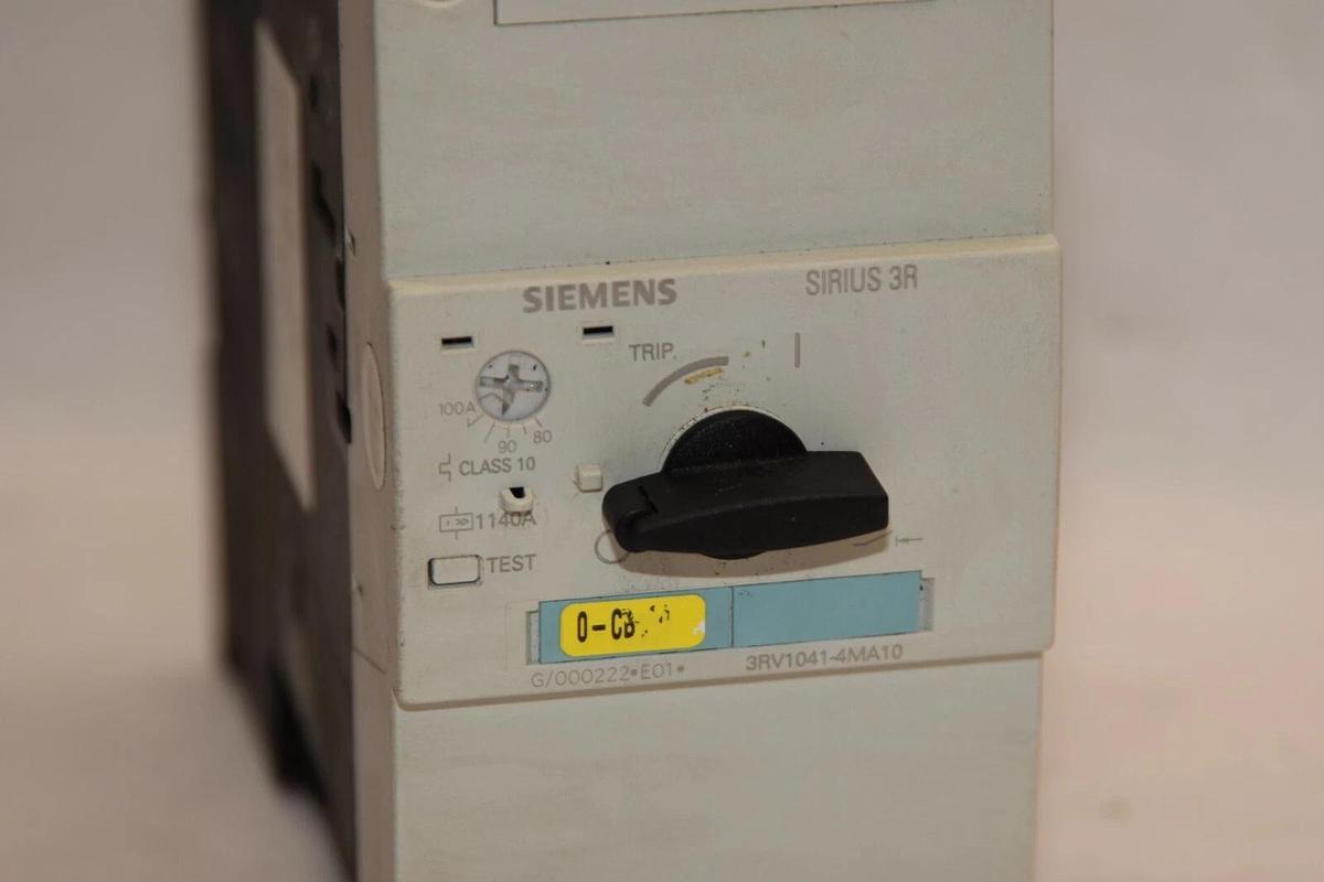 Used SIEMENS 3RV1041-4MA10 3RV10414MA10 80-100A Manual Motor Starter