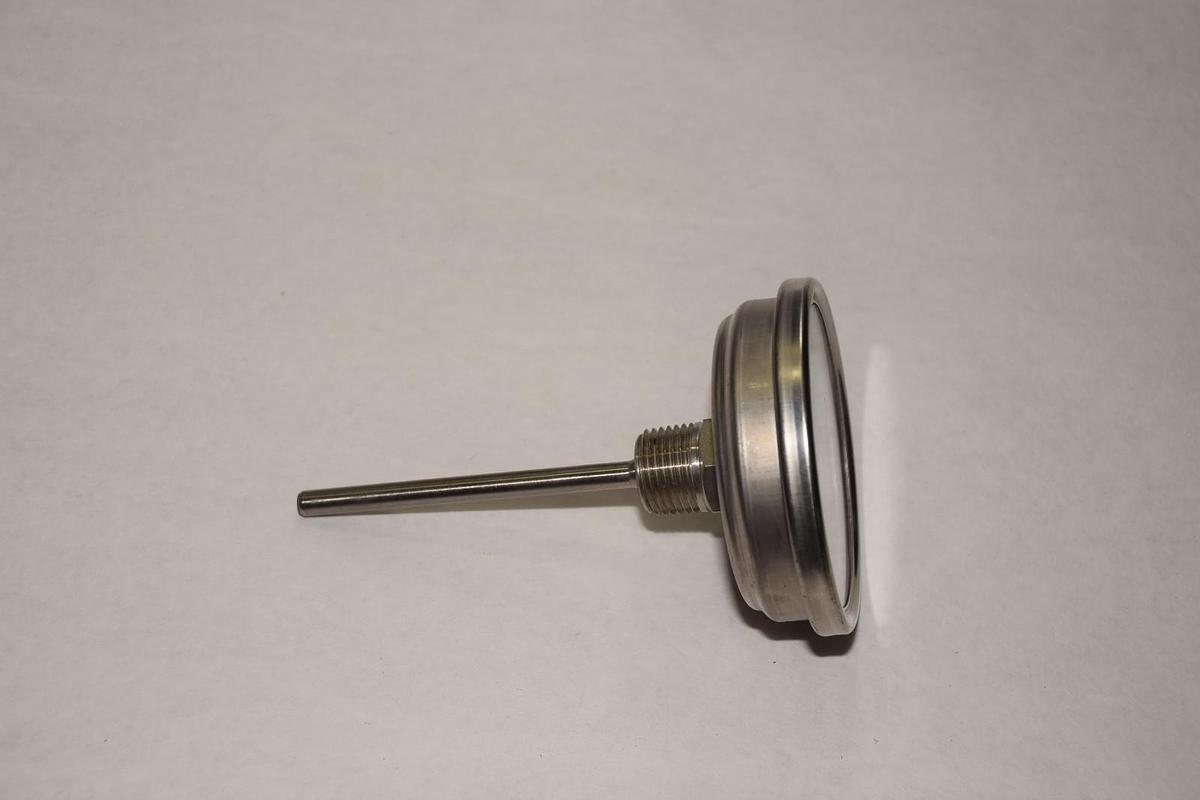 WIKA -40-120F  -40-120 degrees F 3" FACE 3.5" STEM THERMOMETER