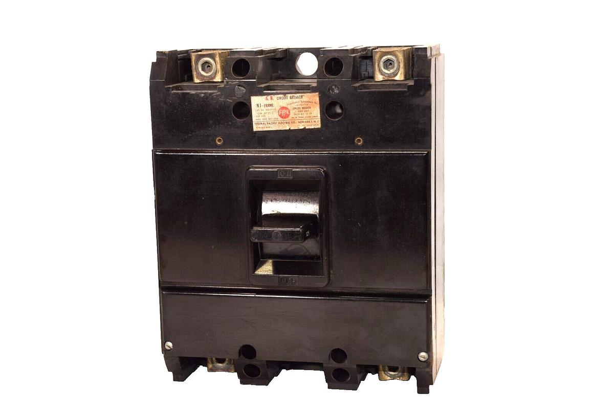 (NEW) FEDERAL PACIFIC ELECTRIC CO. NJ621125 125A 600Vac 2P Circuit Breaker