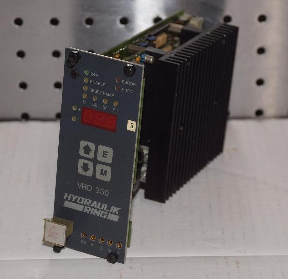 Used Hydraulik Ring GmbH Servo Ring Card VRD350 6165091 VRD350-130-R700-S006