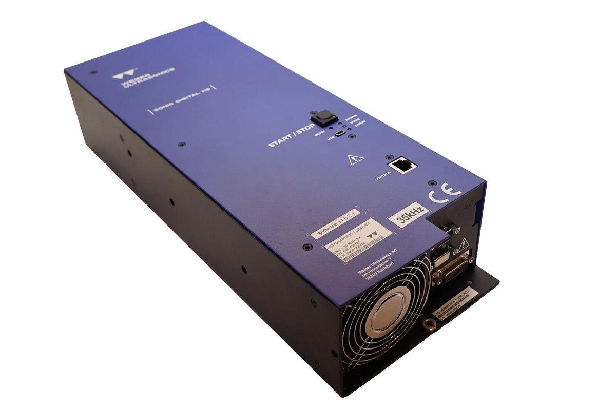 (NEW) WEBER ULTRASONICS HS3-1000MFDS35-T 230V 50/60Hz 5A Ultrasonic Welder