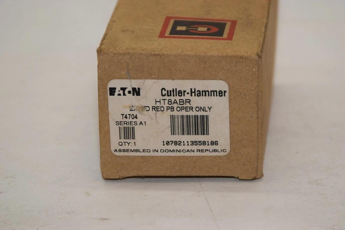 (NEW) CUTLER HAMMER HT8ABR Series A1 Extended Red Push Button Operator Only