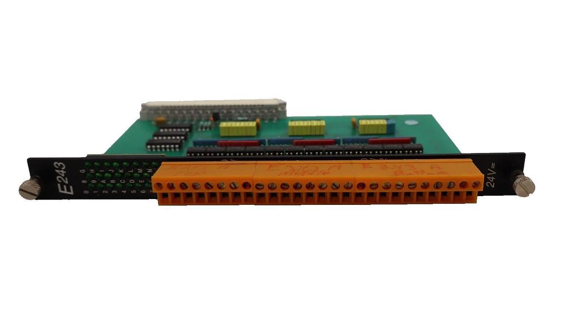 Used B & R B&R E243 E2433 BS , ECE243-0 Rev: 1.00 24V PLC Board Card Module